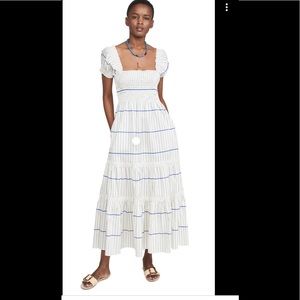 Tory Burch smocked maxi dress